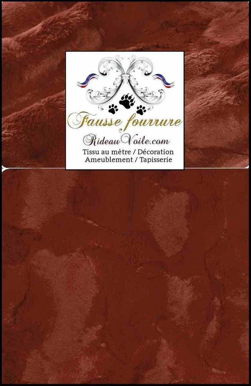 Boutique tissu d'intérieur de Chalets ameublement fausse fourrure mètre rideau coussin