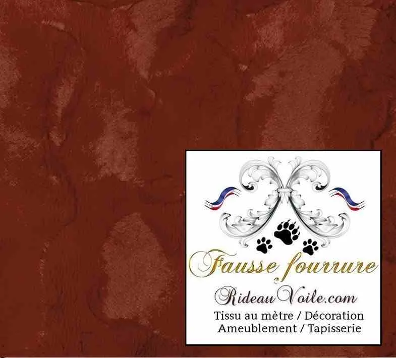 Boutique tissu d'intérieur de Chalets ameublement fausse fourrure mètre rideau coussin