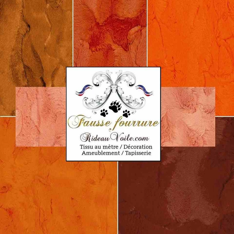 Architecte Agence Décorateur d'intérieur de Chalets fausse fourrure orange mètre