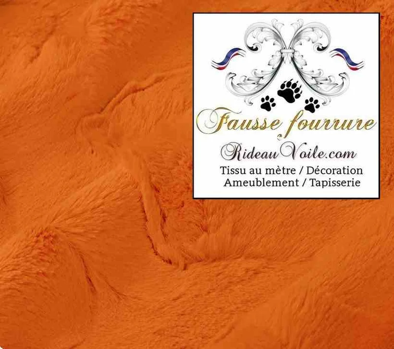 Boutique tissu d'intérieur de Chalets ameublement fausse fourrure mètre rideau Plaid