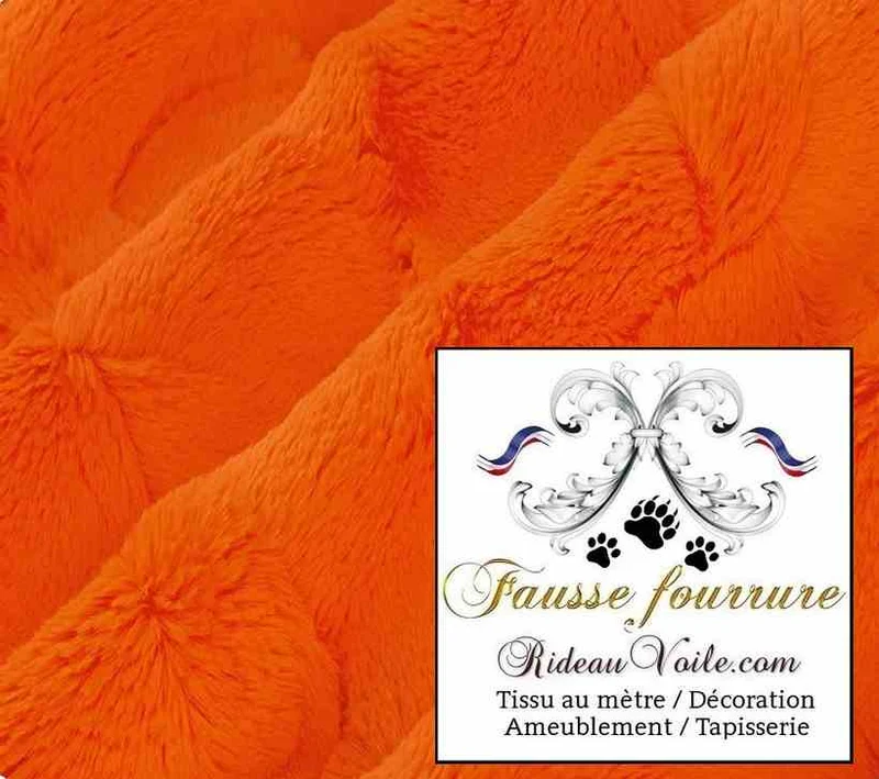 Architecte Agence Décorateur d'intérieur de Chalets fausse fourrure orange mètre
