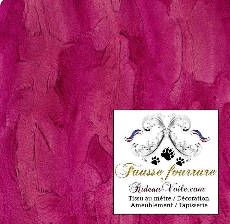 Architecture rénovation intérieur Villa Montagne Chalet Fausse fourrure rose fuchsia