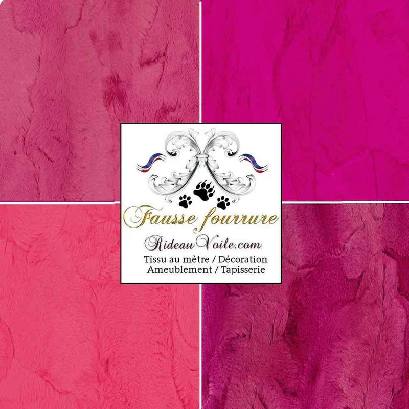 Architecture rénovation intérieur Villa Montagne Chalet Fausse fourrure rose fuchsia