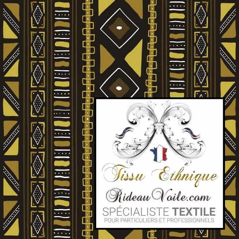 Tissu ameublement d'intérieur Designer Architecte motif Africain ignifuge mètre rideau