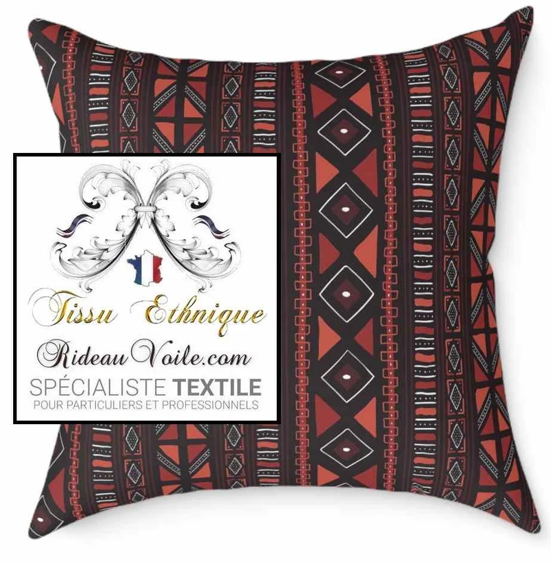 Tissu intérieur Inspiration Designer Architecte motif Africain ignifuge mètre rideau