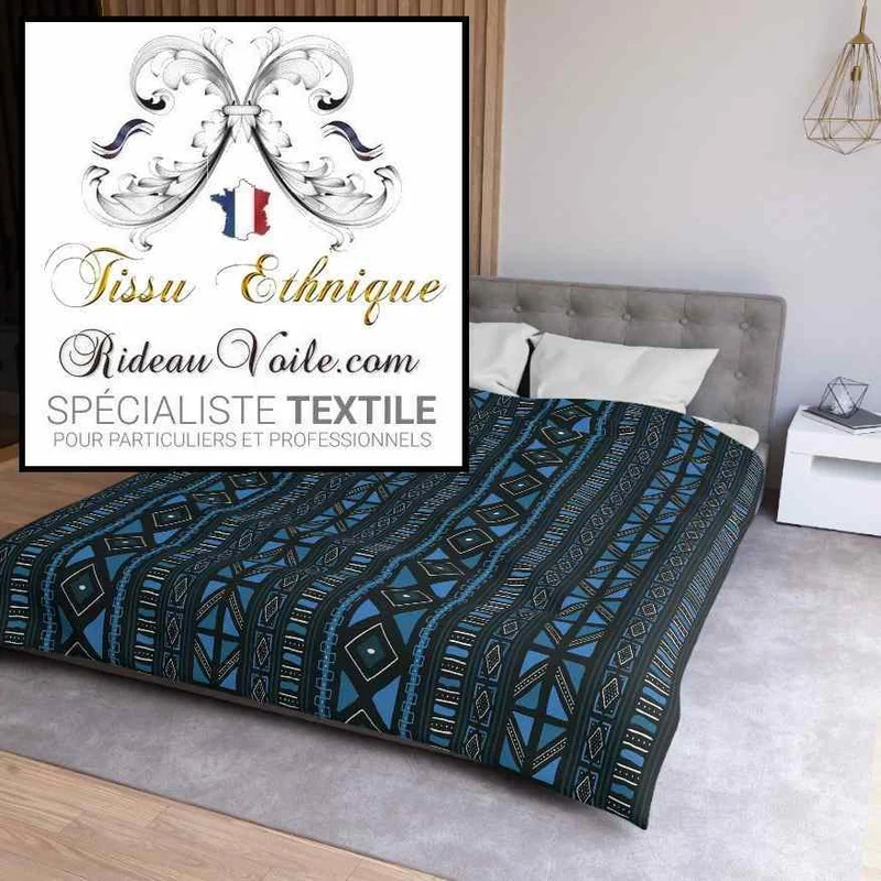Tissu d'ameublement intérieur Inspiration Designer Architecte Africain ignifuge mètre