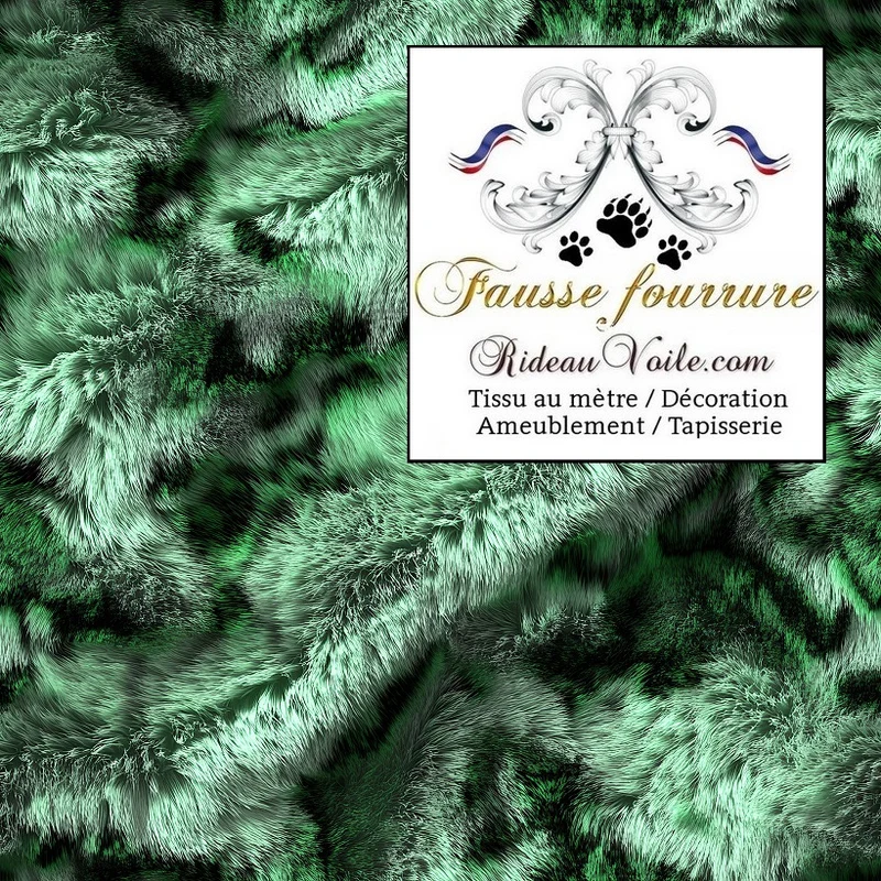 Comment Architecte Rénovation Chalet tissu ameublement velours fourrure vert