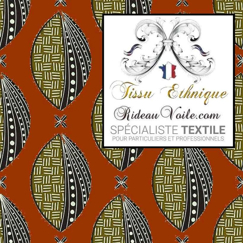 Décoration TEXTILE intérieur ameublement design africain motif exotique rideau sièges