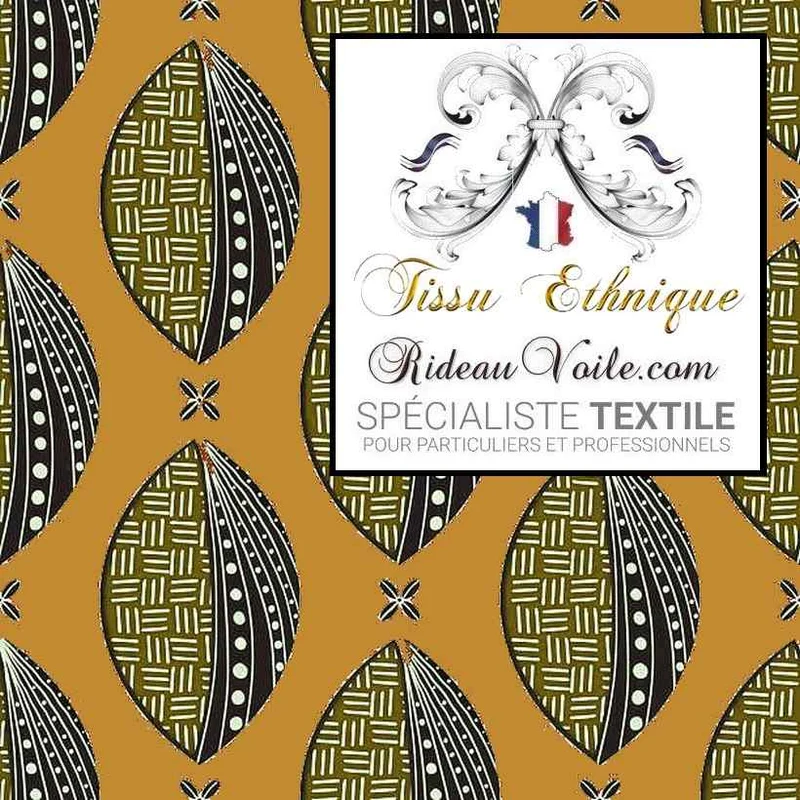 Tissu ameublement mètre idée décoration design africain motif exotique rideau sièges