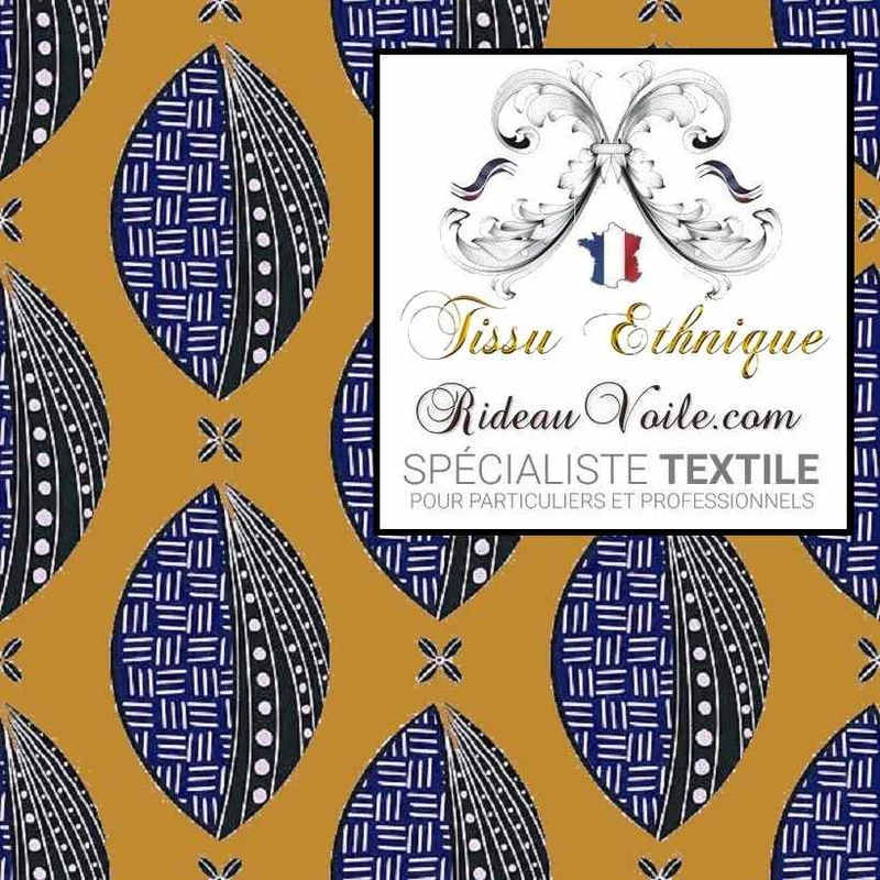 Tissu d'intérieur ameublement mètre design africain contemporain motif ethnique