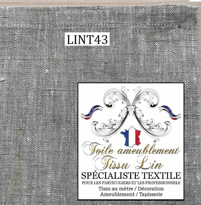 Boutique Lin Naturel rayé & naturel tissu au mètre confection rideau, tenture tapisserie