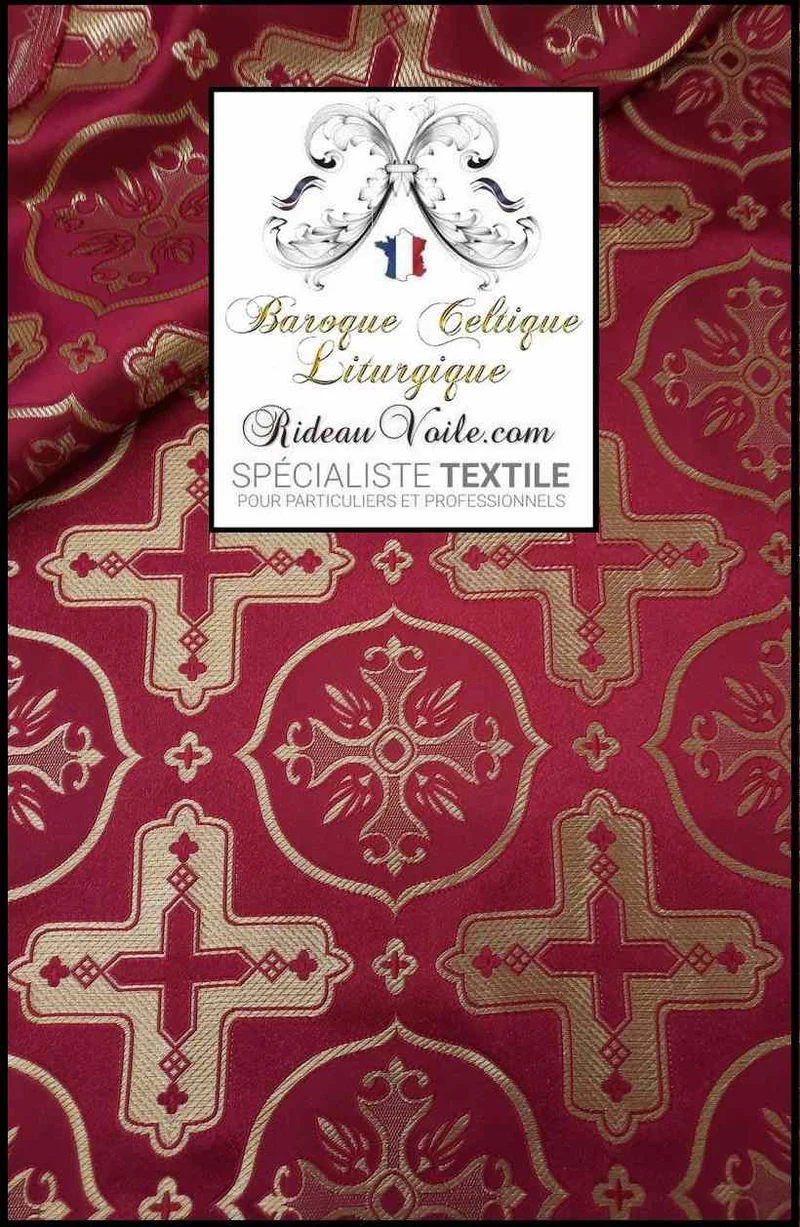 Tissu ameublement fabricant brocart liturgique | architecte d'intérieur décorateur luxe