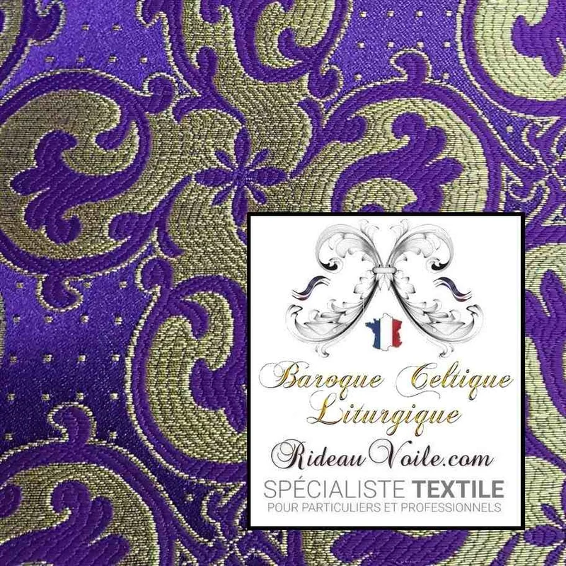 Tissu brocart Baroque ameublement | Architecte d'intérieur hôtel particulier résidence Luxe