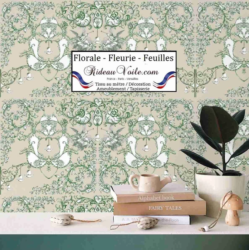 Agencement Rénovation intérieur | Tissu ameublement Toile de Jouy confection sur mesure