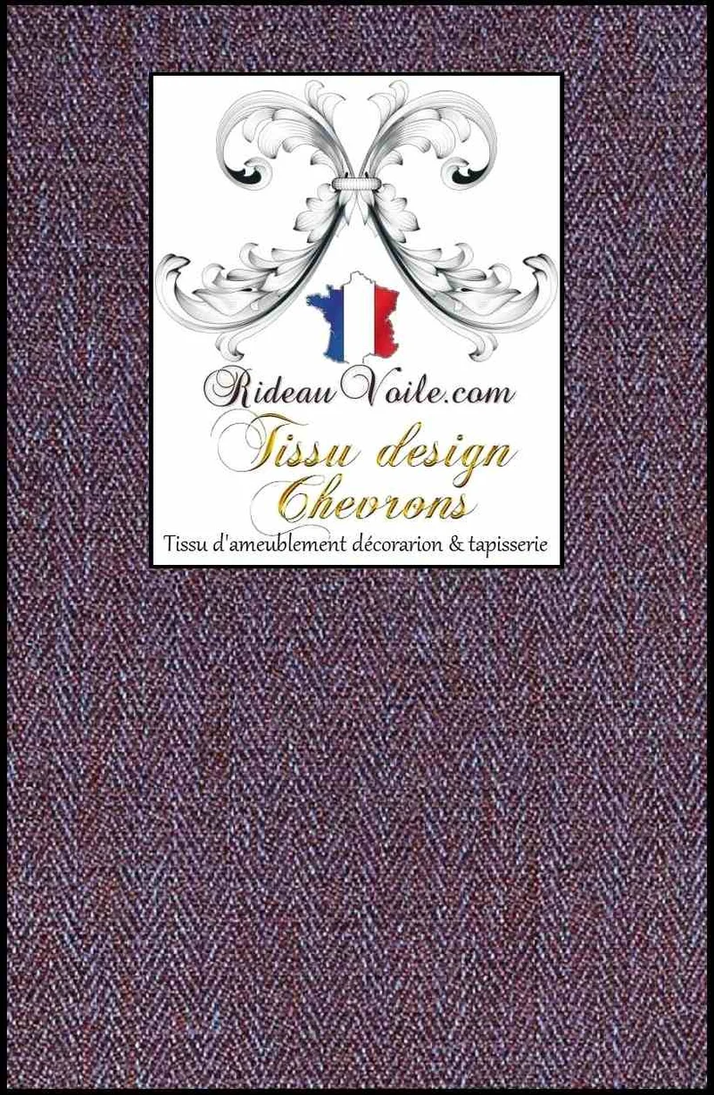 Tissu Chevrons texture effet Laine architecte rénovation travaux aménagement intérieur