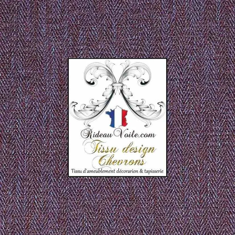 Tissu Chevrons texture effet Laine architecte rénovation travaux aménagement intérieur