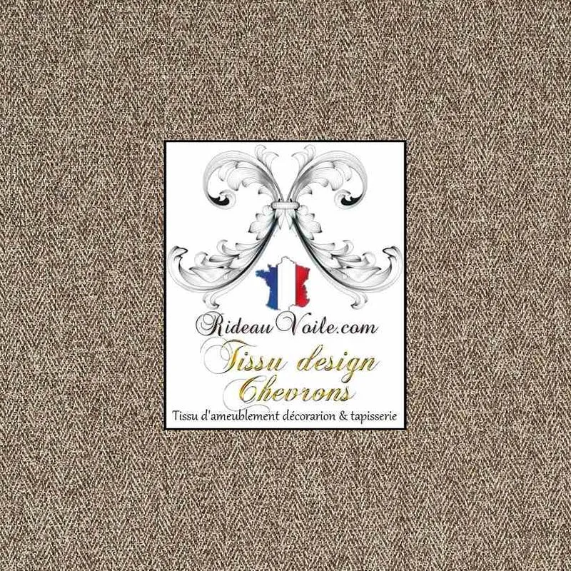 Tissu Chevrons texture effet Laine architecte rénovation travaux intérieur rideau sur mesure