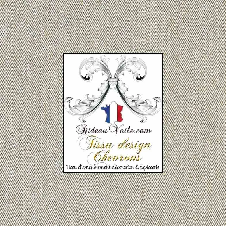 Tissu ameublement architecte rénovation travaux intérieur motif Chevrons design Laine