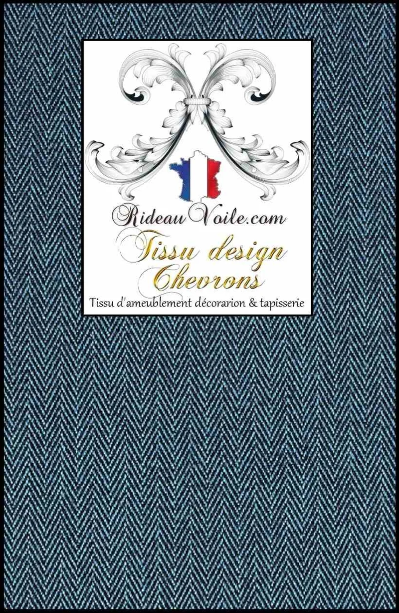 Tissu ameublement architecte rénovation travaux intérieur motif Chevrons style Laine
