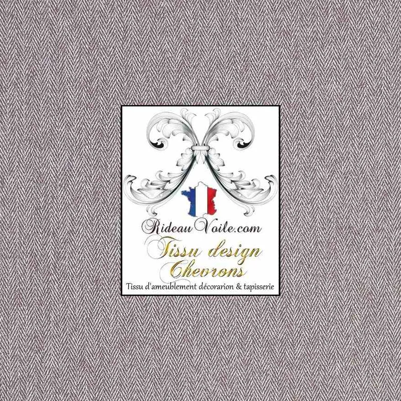 Tissu ameublement architecte rénovation travaux intérieur motif Chevrons style Laine