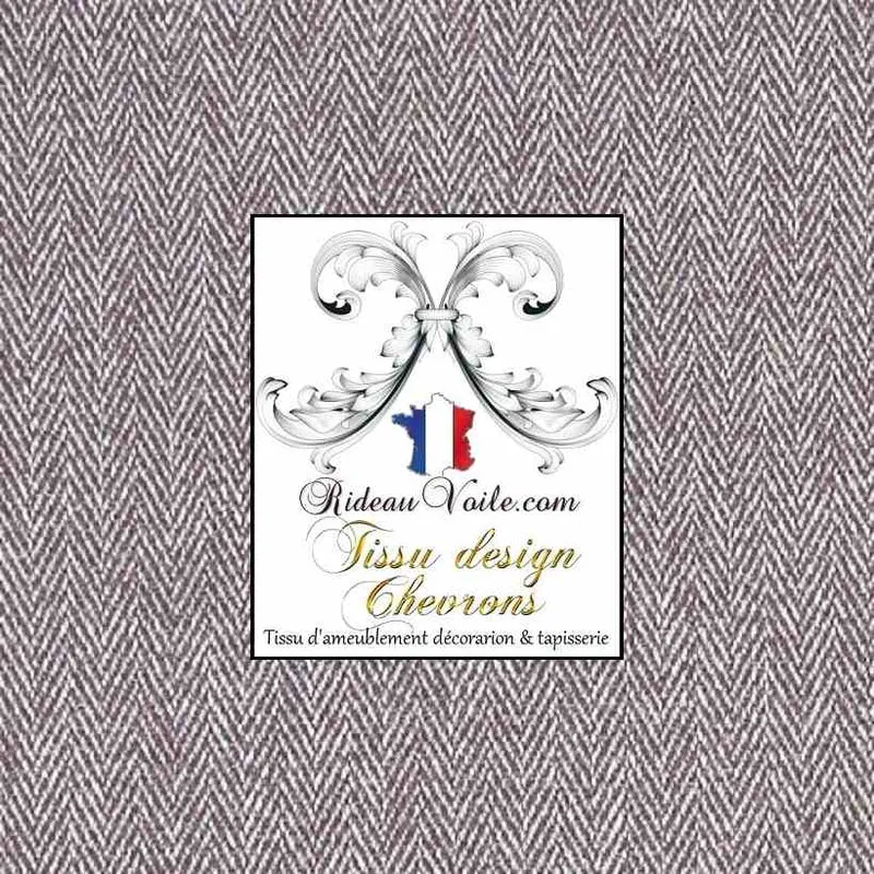 Tissu ameublement architecte rénovation travaux intérieur motif Chevrons style Laine