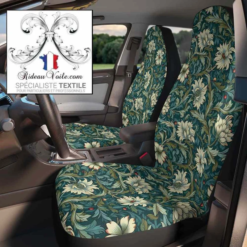 Tissu Jacquard ameublement idée décoration intérieur motifs fleurs mètre rideau sur mesure