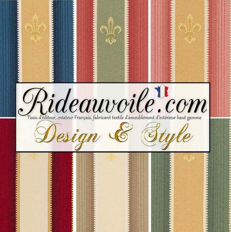 Tissu éditeur Luxe intérieur architecture JACQUARD Agencement Rénovation sur mesure