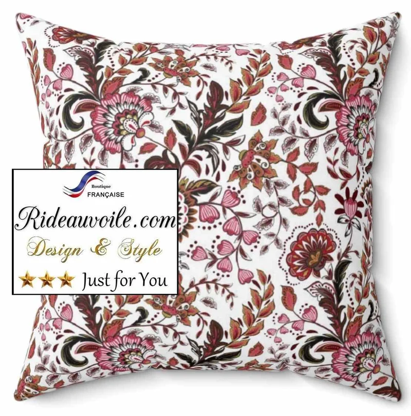 Motif floral tissu d'ameublement Toile de Jouy ethnique Indien Paisley mètre
