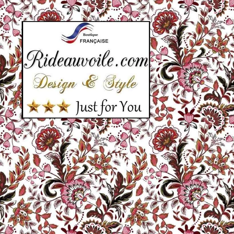 Tissu ameublement imprimé motif ethnique Toile Batik Sari Indien Paisley mètre rideau