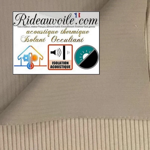 Velours côtelé d'ameublement isolation thermique Acoustique rideau occultant
