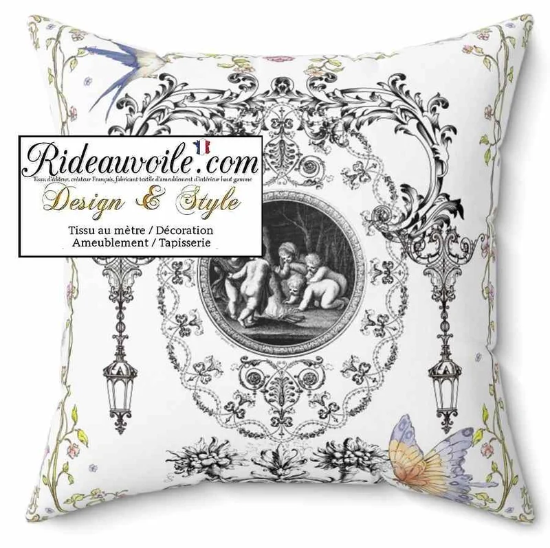 Décoratrice Architect Interior Tissu au mètre rideau occultant ignifuge Toile de JOUY France