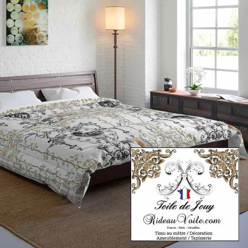 Décoratrice Architect Interior Tissu au mètre rideau occultant ignifuge Toile de JOUY France