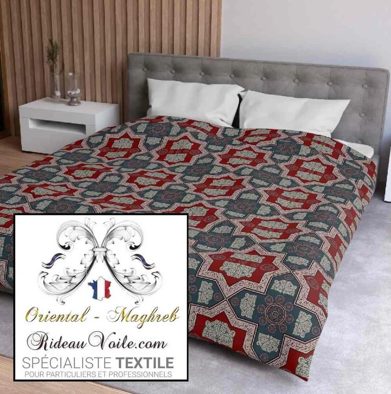 Architecte Intérieur Luxe tissu ameublement tradition motif Arabe Maghreb Dubaï rideau