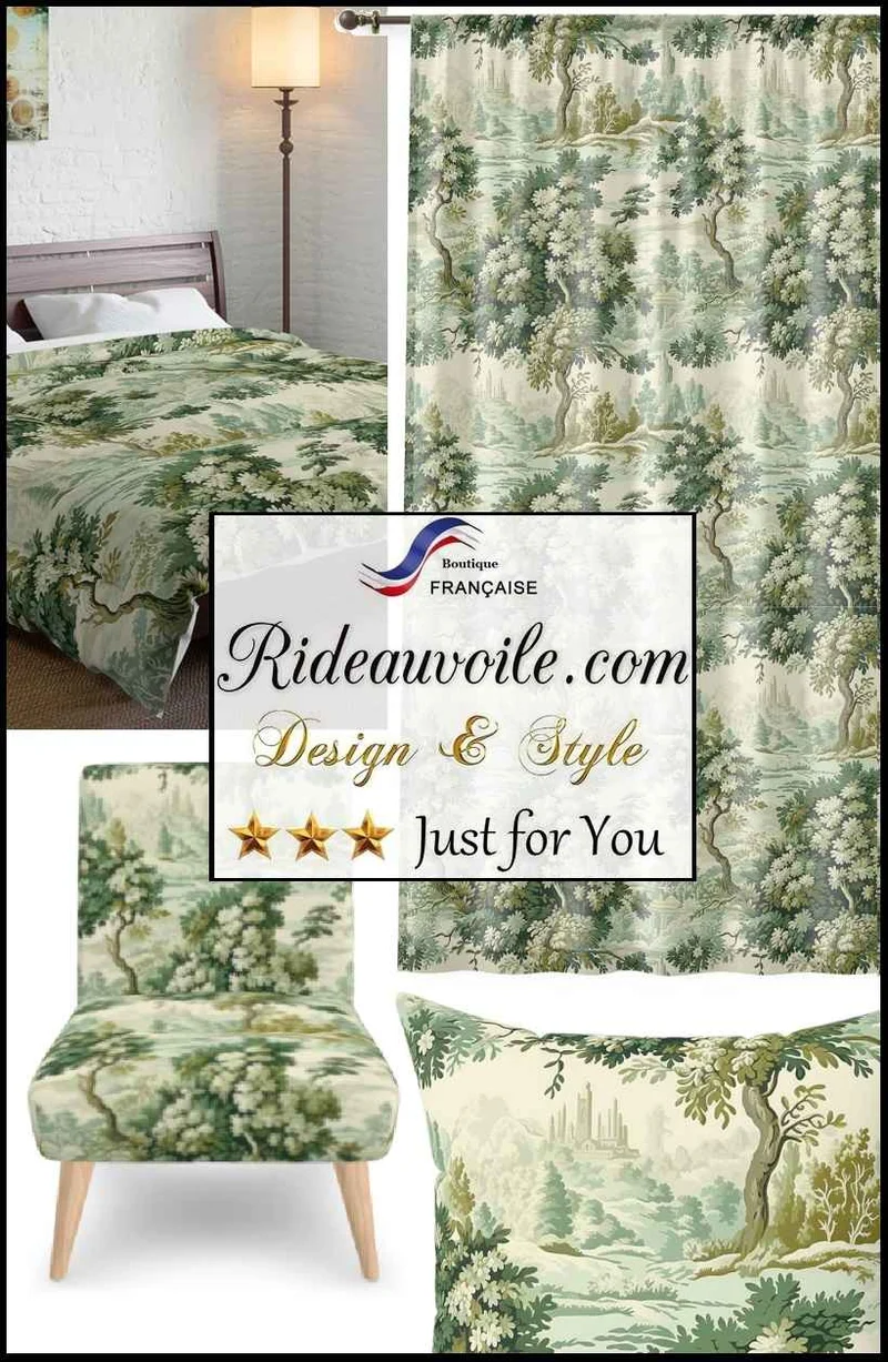 Boutique Tissu ameublement style manufacture tapisserie Gobelin au mètre rideau