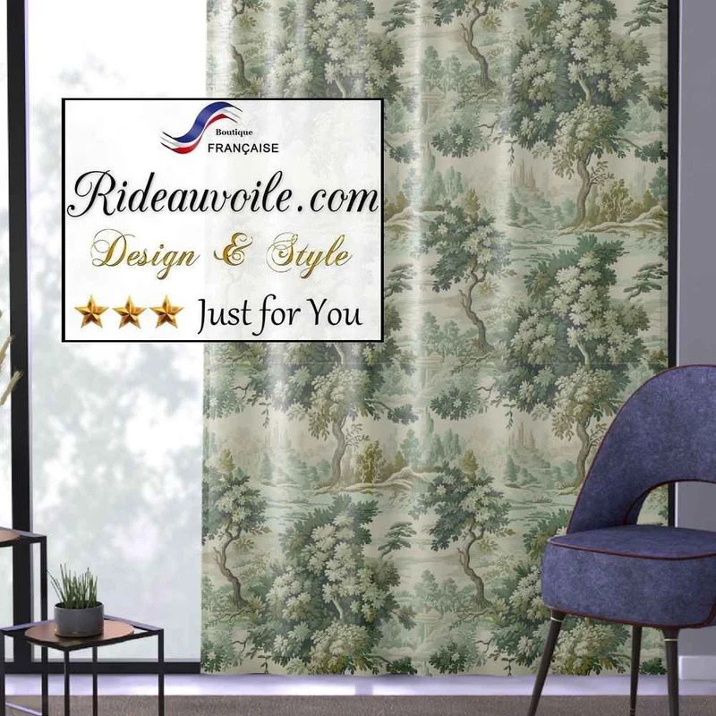 Boutique Tissu ameublement style manufacture tapisserie Gobelin au mètre rideau