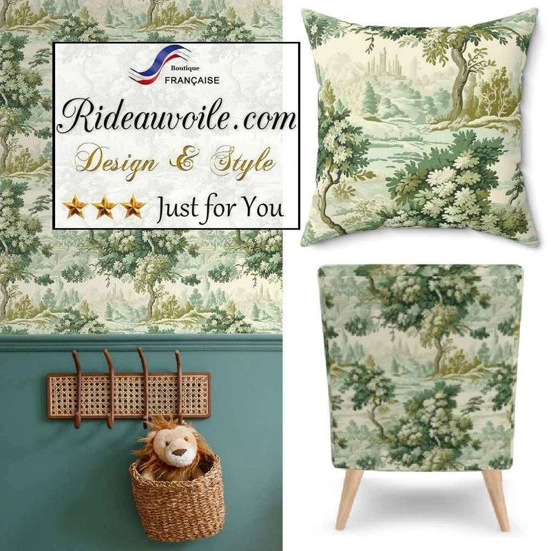 Boutique Tissu ameublement style manufacture tapisserie Gobelin au mètre rideau
