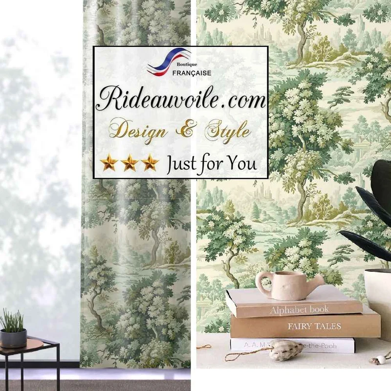 Boutique Tissu ameublement style manufacture tapisserie Gobelin au mètre rideau