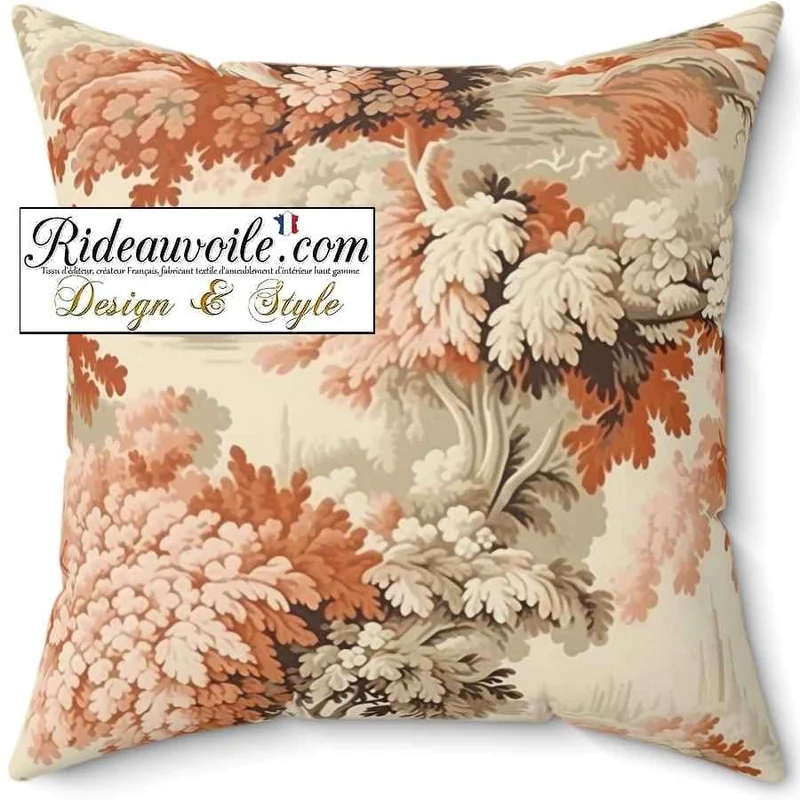 Tissu ameublement tapisserie paysage proantic style Gobelin vintage au mètre rideau