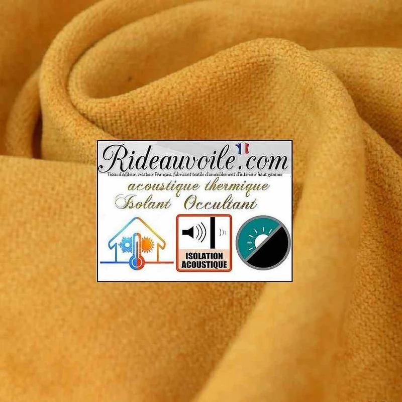 Travaux Rénovation intérieur tissu isolation thermique Acoustique occultant velours
