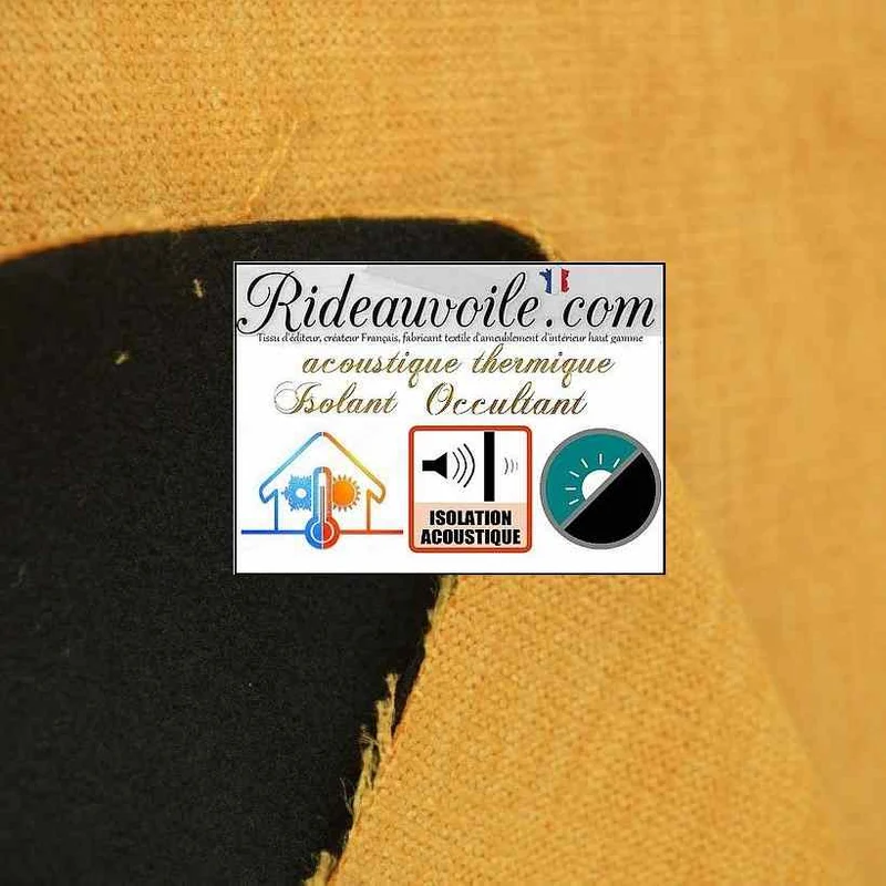 Travaux Rénovation intérieur tissu isolation thermique Acoustique occultant velours