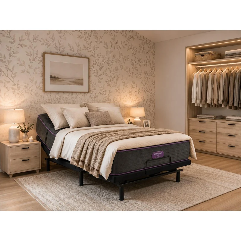 Beautyrest Matelas Evia mi ferme à plateau standard