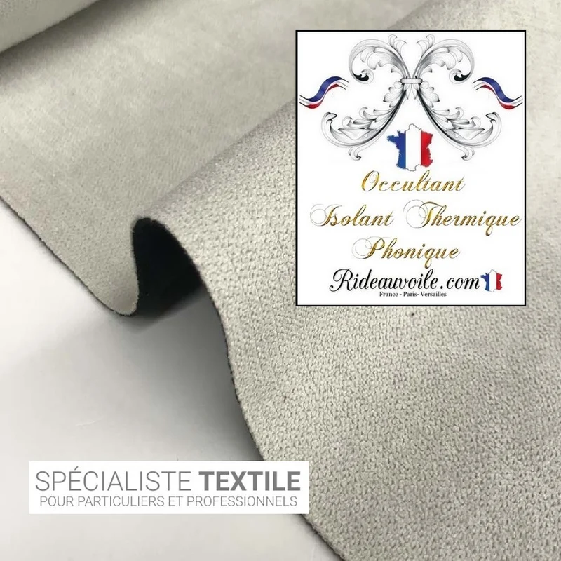 Comment acheter Tissu thermique mètre occultant isolation phonique écru