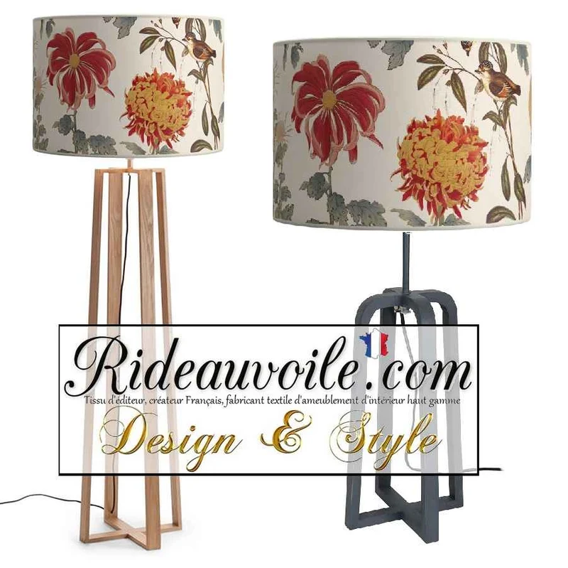 Fabricant Abat-jour oiseaux fleurs Luminaire suspendre & à poser sur mesure