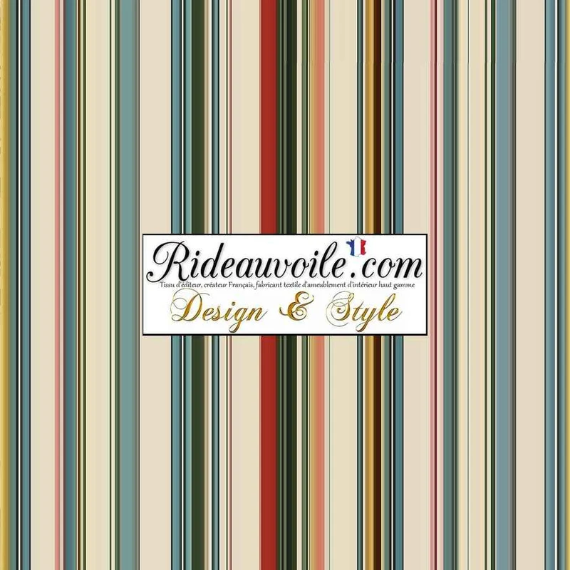 Tissu vintage IGNIFUGE ameublement M1 Rococo fleur Toile Jacquard floral mètre rideau