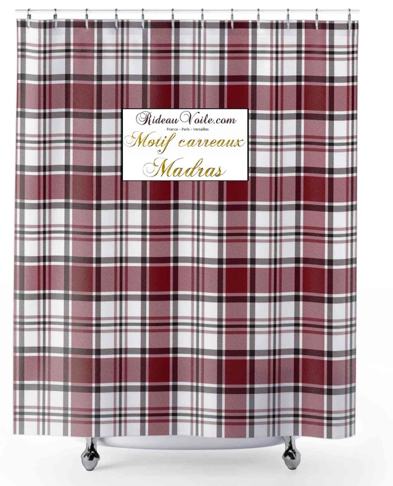 Tissu et lainage ameublement motif écossais tartan carreaux mètre rideau tapisserie