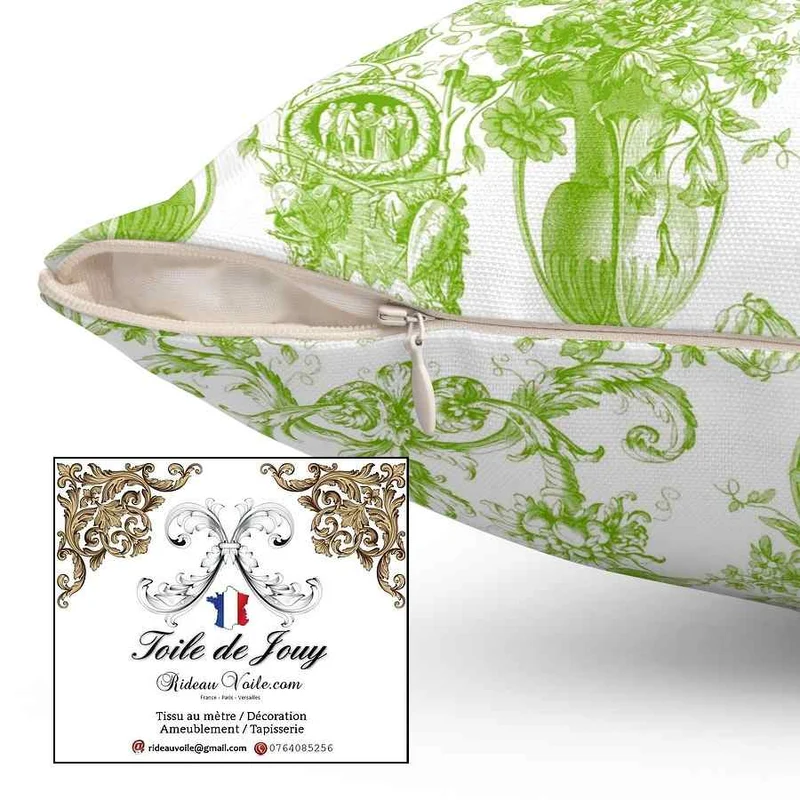 La Toile de Jouy ameublement ignifuge classique mètre déco rideau voilage