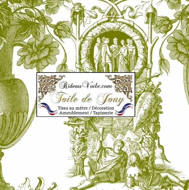 Boutique textile ameublement tissu Toile de Jouy Paris mètre rideau voilage tapisserie