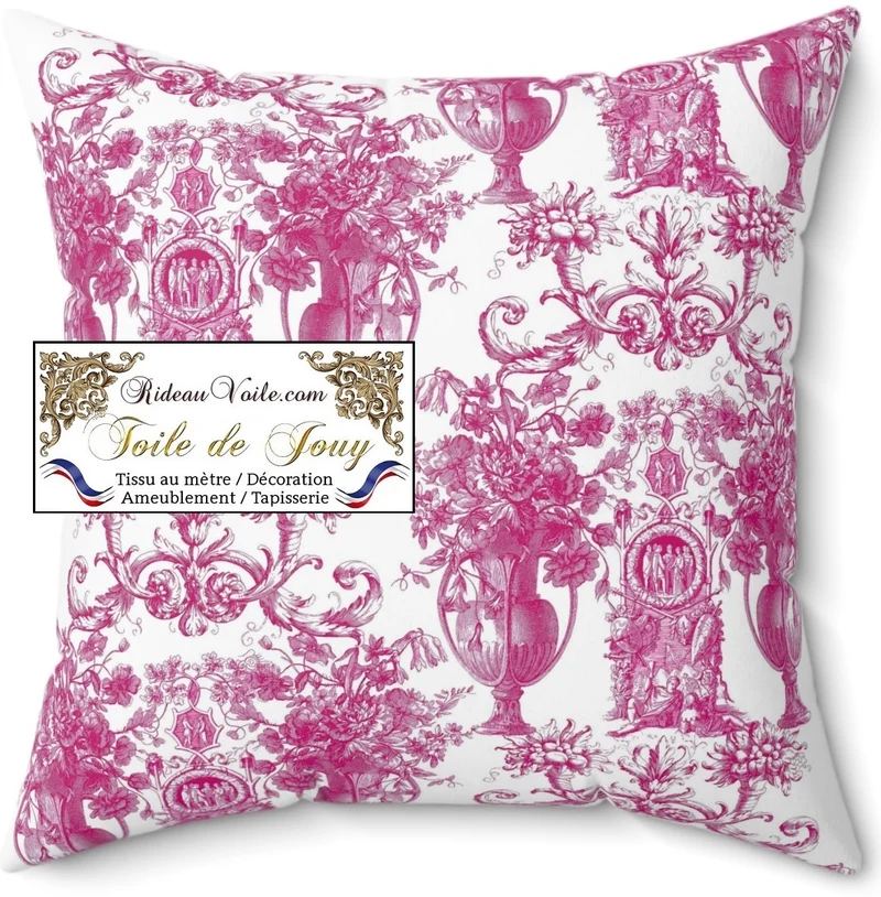 Éditeur textile ameublement imprimé Toile de Jouy Paris mètre rideau voilage tapisserie