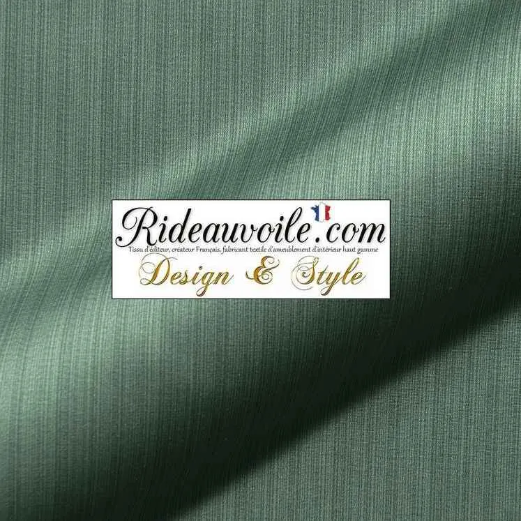 Non feu textile d'ameublement haute gamme Damasco vert mètre confection rideau