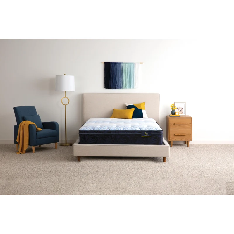 Serta Matelas Recital moelleux à euro plateau pour grand lit